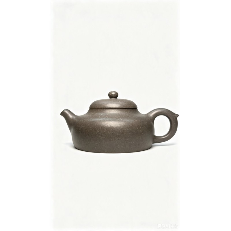 Flat Teapot · Qinghui Duanni · Upturned Handle
